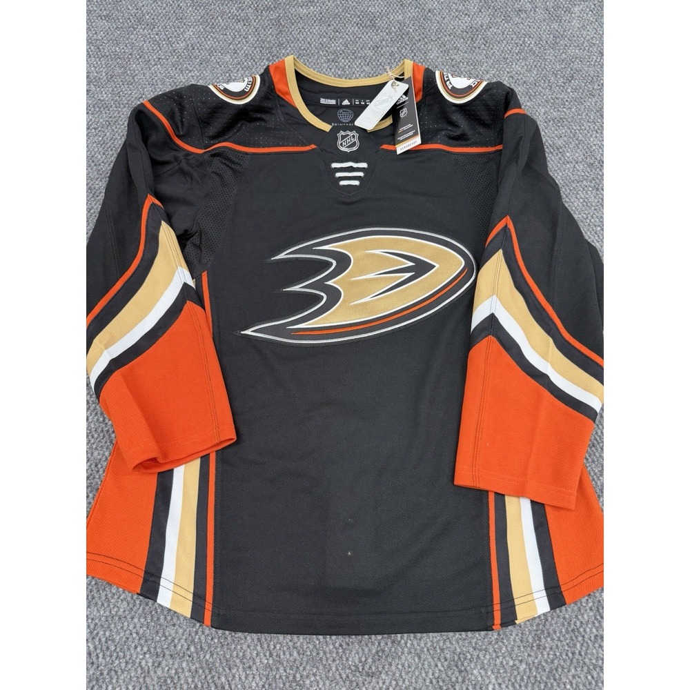 Anaheim Ducks Size 44 adidas Primegreen Authentic NHL Jersey Black - New